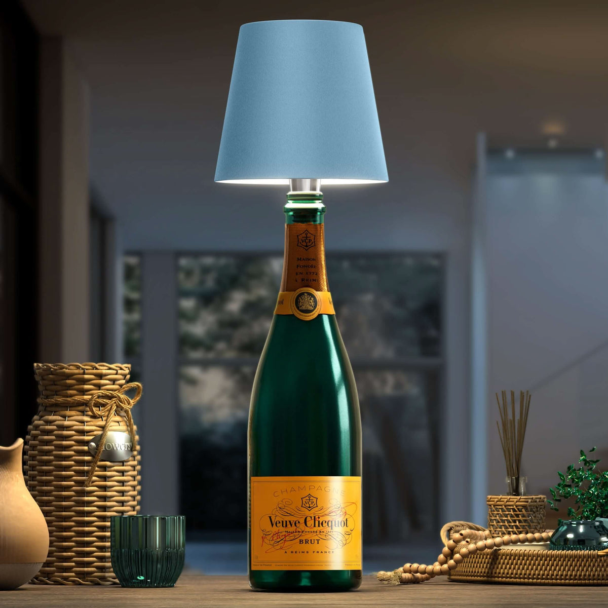 Lampada da Bottiglia Senza Fili – Illuminazione Elegante e Originale 