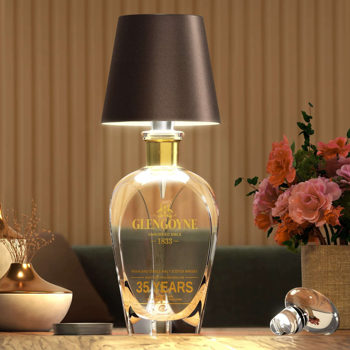 Lampada da Bottiglia Senza Fili – Illuminazione Elegante e Originale 