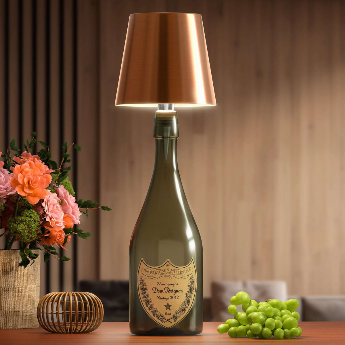 Lampada da Bottiglia Senza Fili – Illuminazione Elegante e Originale 