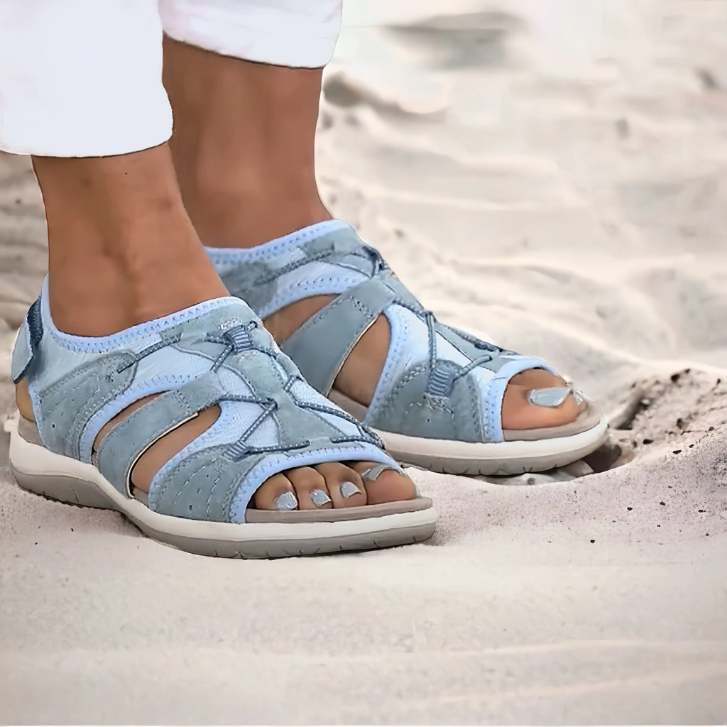 Ortopediske sandaler for smertefri gange — Himmelblå, bilde 6